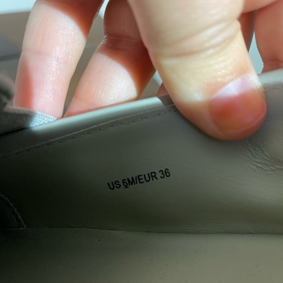 VINCE Preston B gray perforated slip on sneakers comfort casual minimal size 6 - Picture 9 of 9